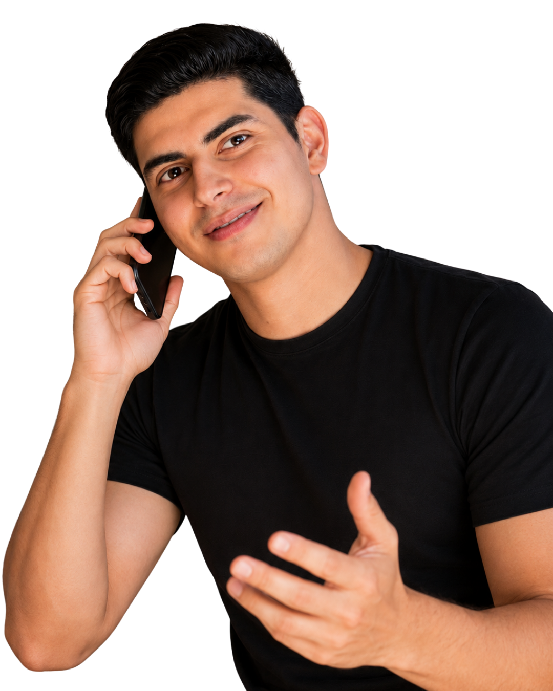 JP Rodriguez on the phone